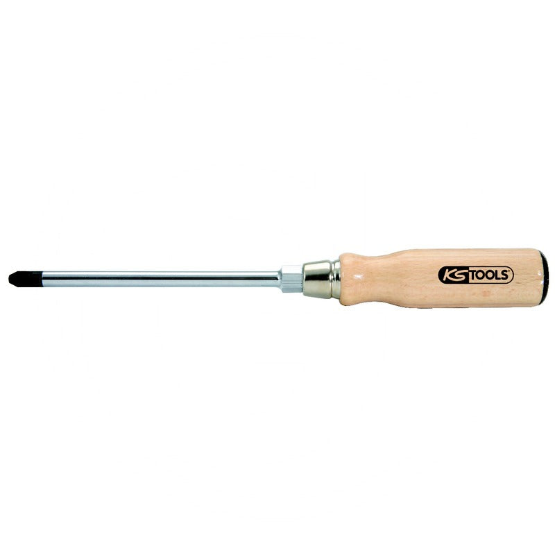 KS Tools ERGOTORQUE WOOD Schraubendreher PH2 – 210 mm