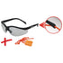 KS Tools Schutzbrille-transparent, mit Ohrstöpsel – 158 mm