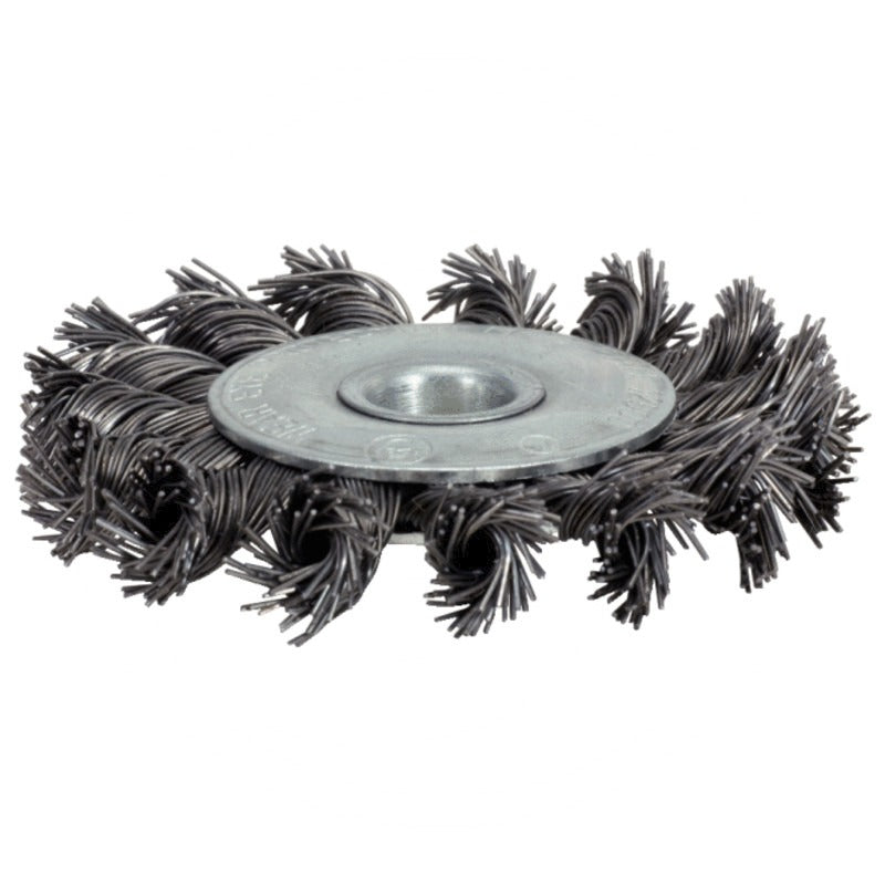KS TOOLS Rostfreie Stahldrahtrundbürste – 133 mm