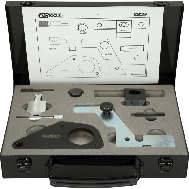 KS Tools Motoreinstell-Werkzeug-Satz passend für Jaguar / Land Rove – 275 mm