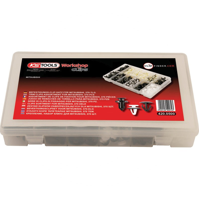 KS Tools Befestigungs Clip Satz passend für Mitsubishi – 274 mm