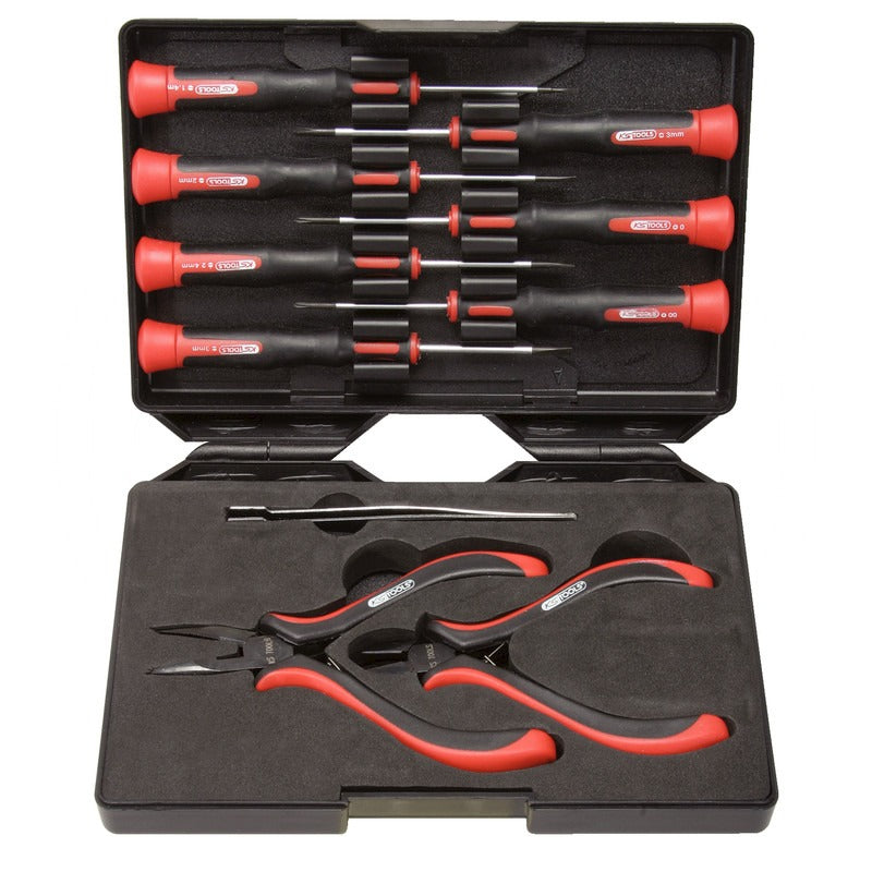 KS TOOLS ESD Feinmechanik-Werkzeug-Satz – 205 mm