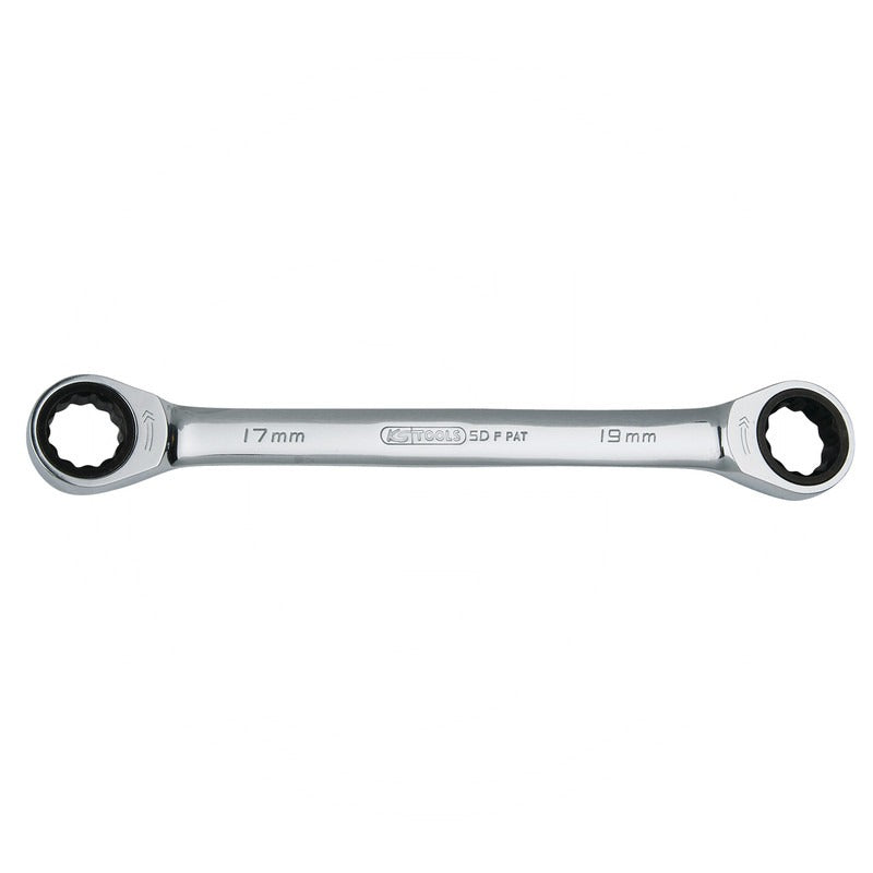 KS Tools GEAR+ Doppelringschlüssel, 17 x 19mm – 234 mm