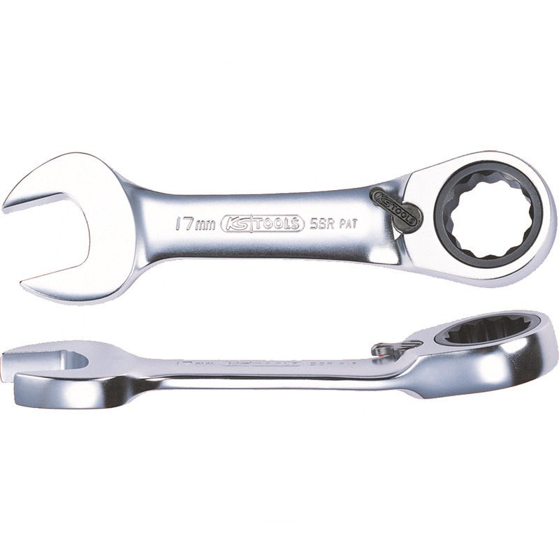 KS Tools GEAR+ Ringmaulschlüssel, kurz, 15mm – 115 mm