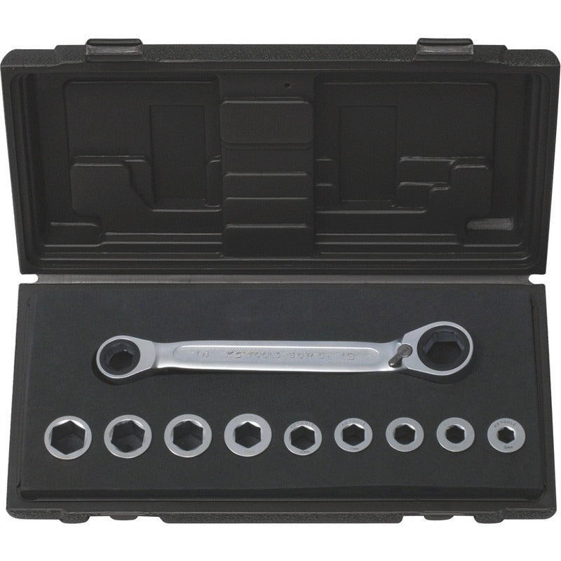 KS Tools GEAR+Doppelringschlüssel Satz, r/l – 288 mm