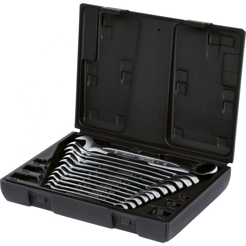 KS TOOLS Ratschenringmaulschlüssel-Satz, 8-19 mm – 285 mm