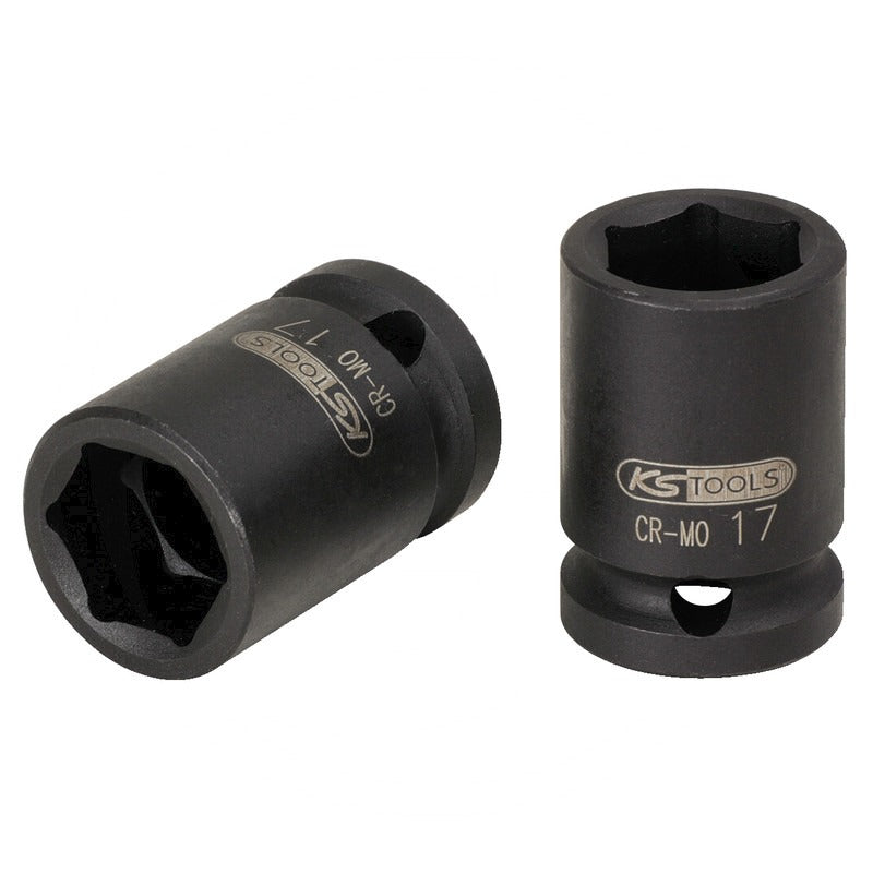 KS Tools 1/2" SK Kraft Stecknuss, kurz, 11/16" – 40 mm