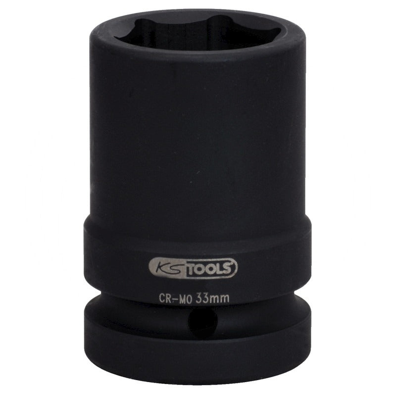 KS Tools 1" 6-Kant Kraftstecknuss mittellg, 30mm – 76 mm