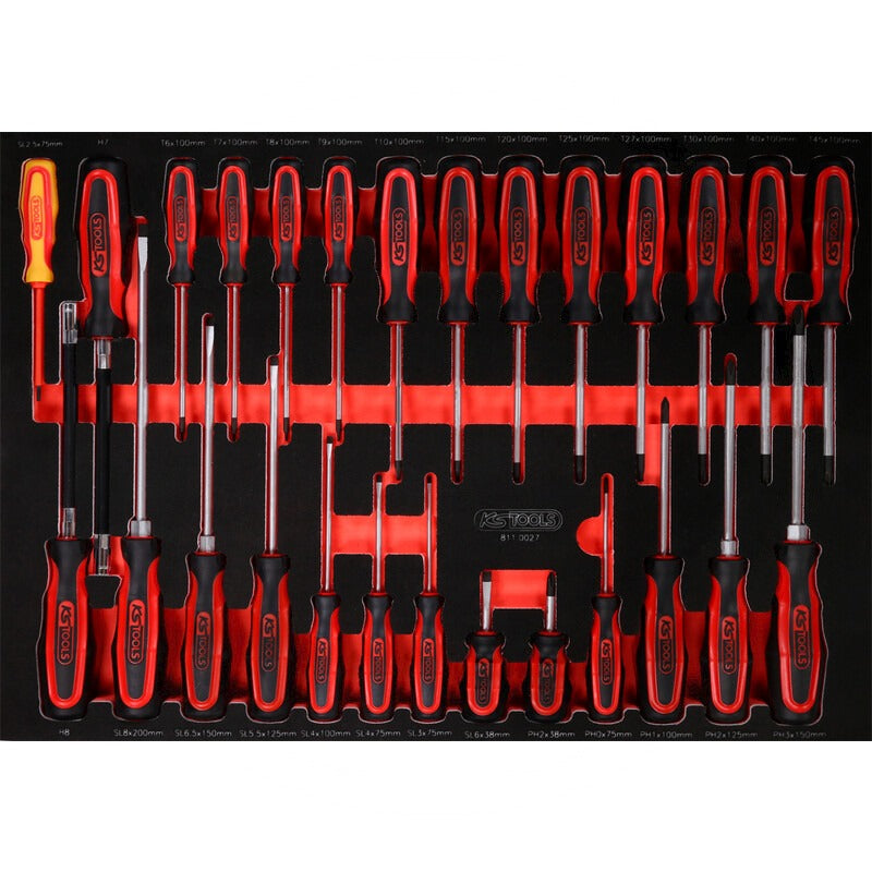 KS Tools Werkzeugsatz Schraubendreher – 388 mm Gewicht (g) 2310