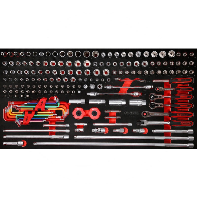 KS Tools Werkstattwagen P45, mit 950 Werkzeugen – Breite 1701 mm – Bild 2