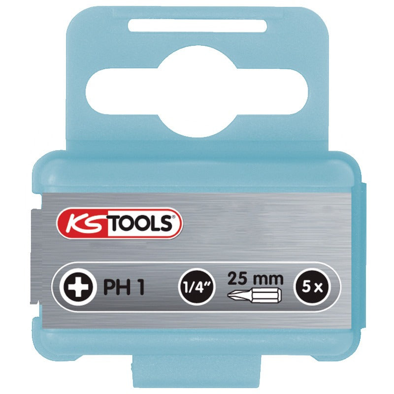 KS Tools VPE5 1/4" INOX+ Bit, 25mm, PH3 – 58 mm