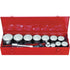 KS Tools 1" Steckschlüssel-Satz, 22-tlg. – 750 mm
