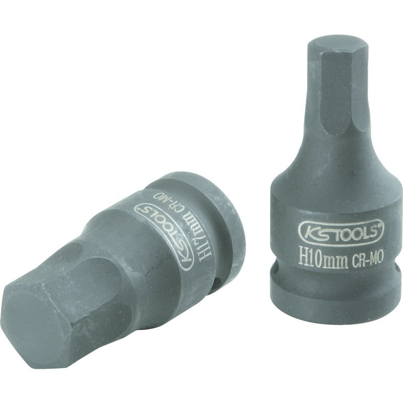KS TOOLS 1/2" Kraft Bit-Stecknuss Innen6kant,12m – 38 mm