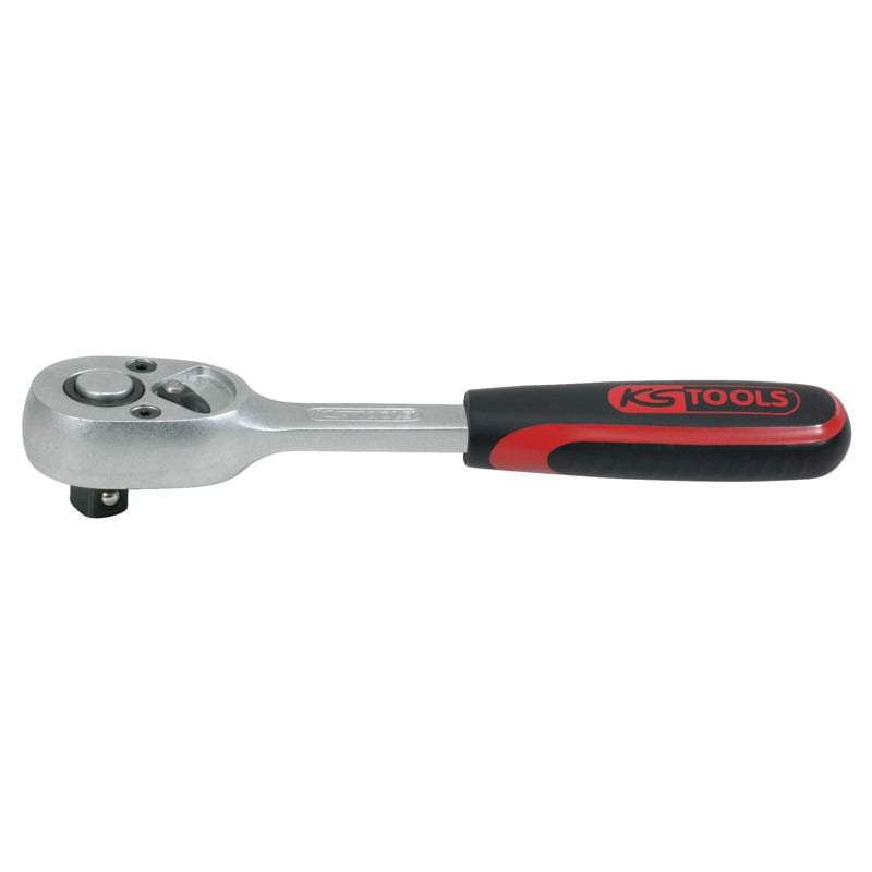 KS TOOLS 1/4" Mini-Umschaltknarre, 72 Zahn – 110 mm
