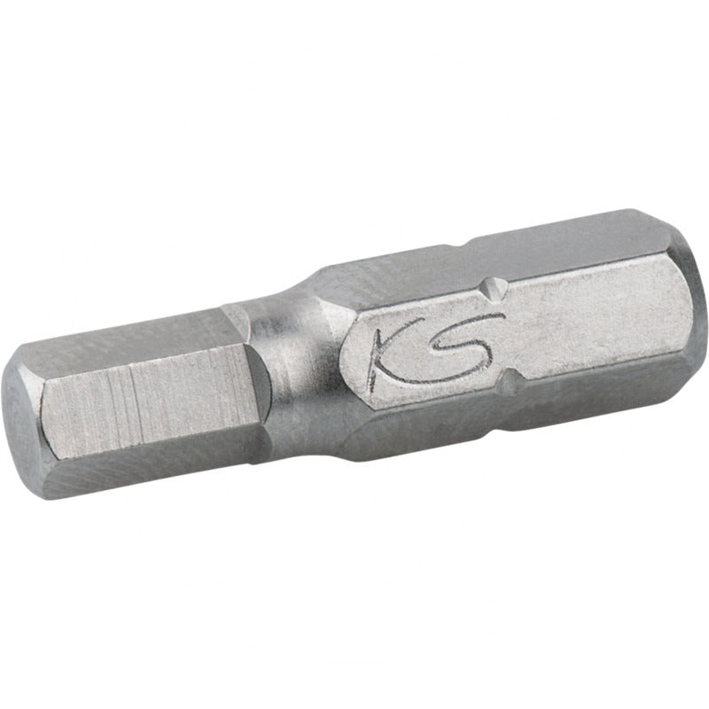KS TOOLS 1/ 4' Bit Innensechskant, 25mm, 3mm – 25 mm