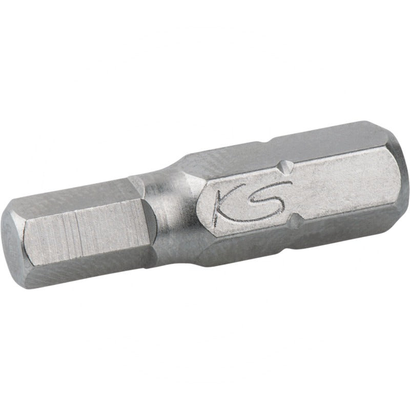 KS TOOLS 1/ 4' Bit Innensechskant, 25mm, 5mm – 25 mm