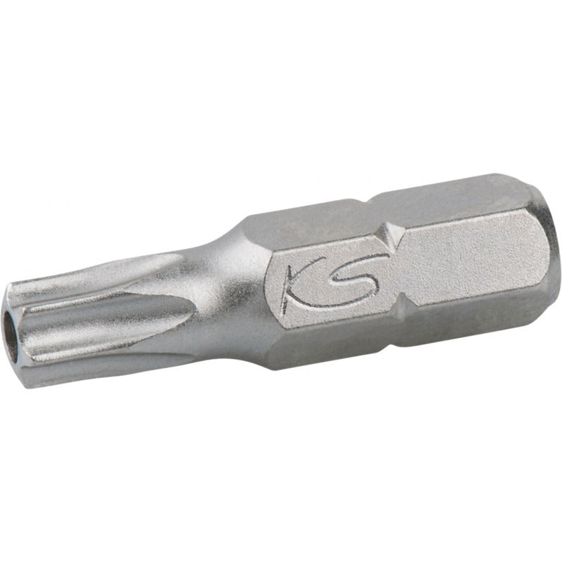 KS Tools 1/ 4' Bit TX mit Bohrung, 25mm, TB27 – 25 mm