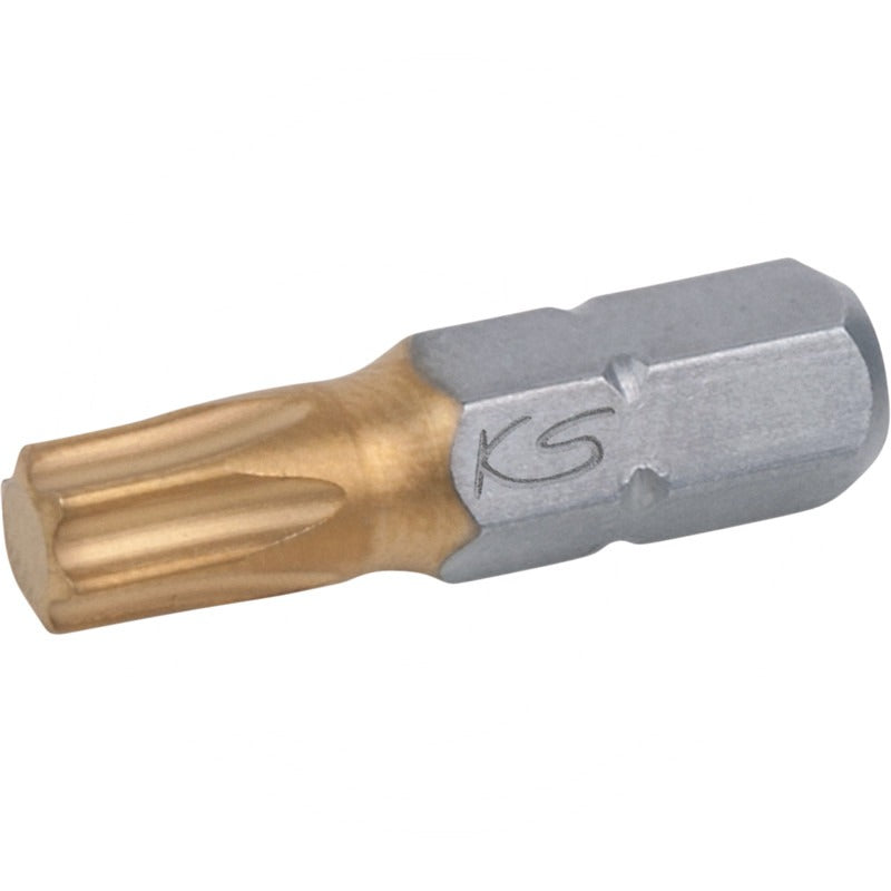 KS TOOLS 1/4" TIN Bit TX, 25mm, T15 – 25 mm