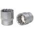KS Tools 3/8" 12-kant-Stecknuss, 18mm – 30 mm