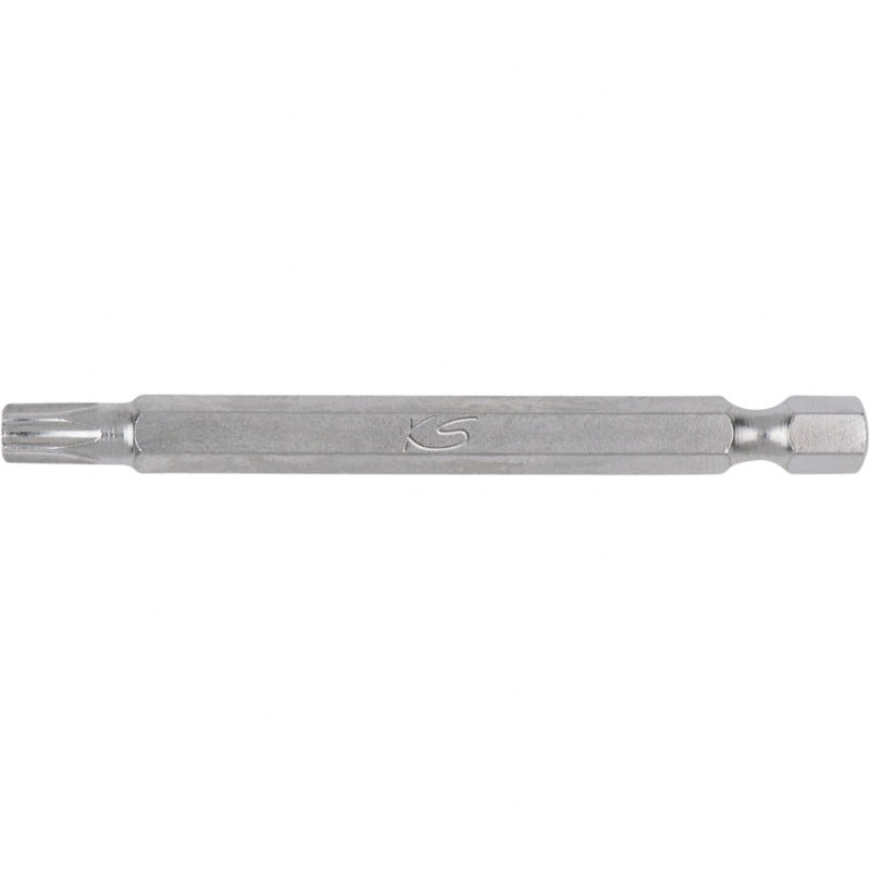 KS TOOLS 1/ 4' Bit TX mit Bohrung, 75mm, TB20 – 75 mm