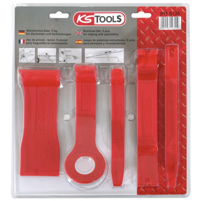 KS TOOLS Kunststoffkeil-Satz – 370 mm