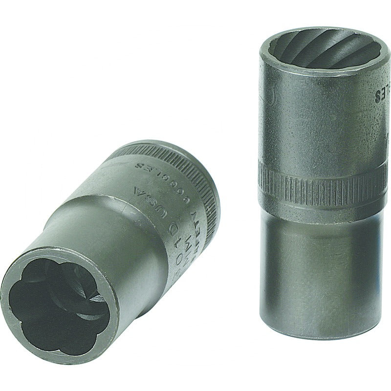 KS Tools 1/2" Spiralausdrehnuss, 19mm – 65 mm