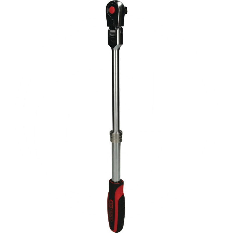 KS TOOLS 1/2" Teleskop-Gelenk-Umschaltknarre – Breite 33 mm