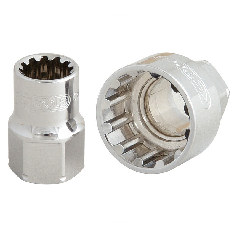 KS Tools 19mm TRIPLE+ Durchgangs Stecknuss, 11mm – 32 mm
