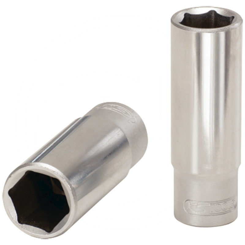 KS TOOLS 1/ 2" Sechskant Stecknuss, lang, 10mm – 76 mm