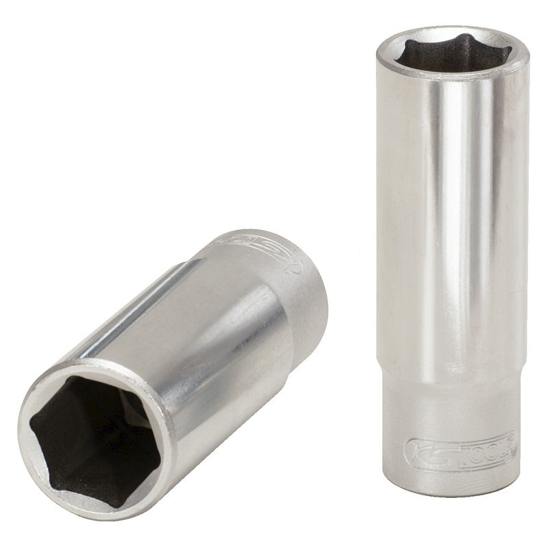 KS TOOLS 1/ 2" Sechskant Stecknuss, lang, 11mm – 76 mm