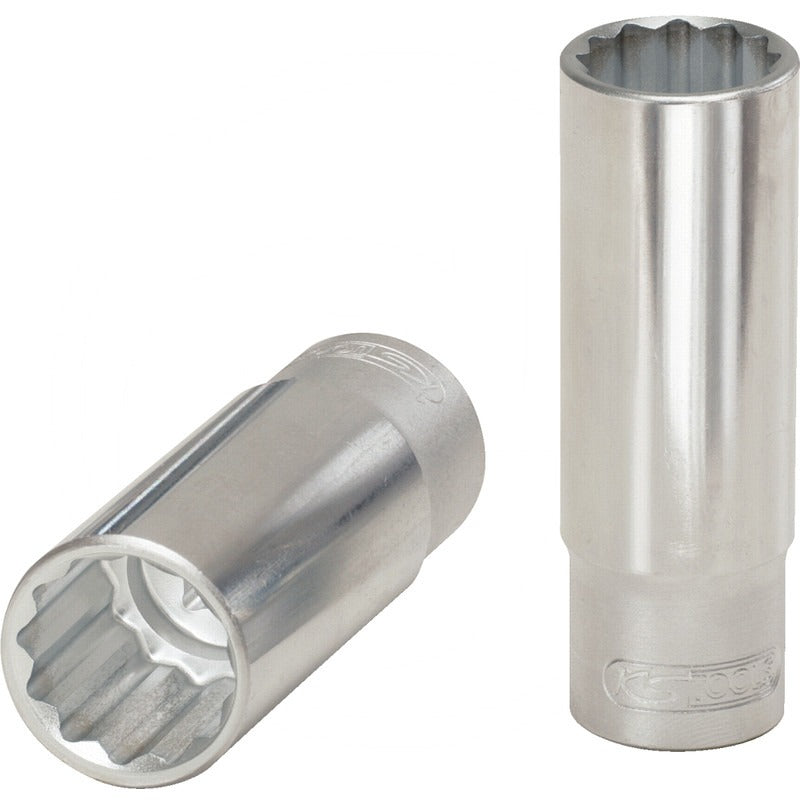 KS Tools 1/2" 12-kant-Stecknuss, lang, 11mm – 76 mm
