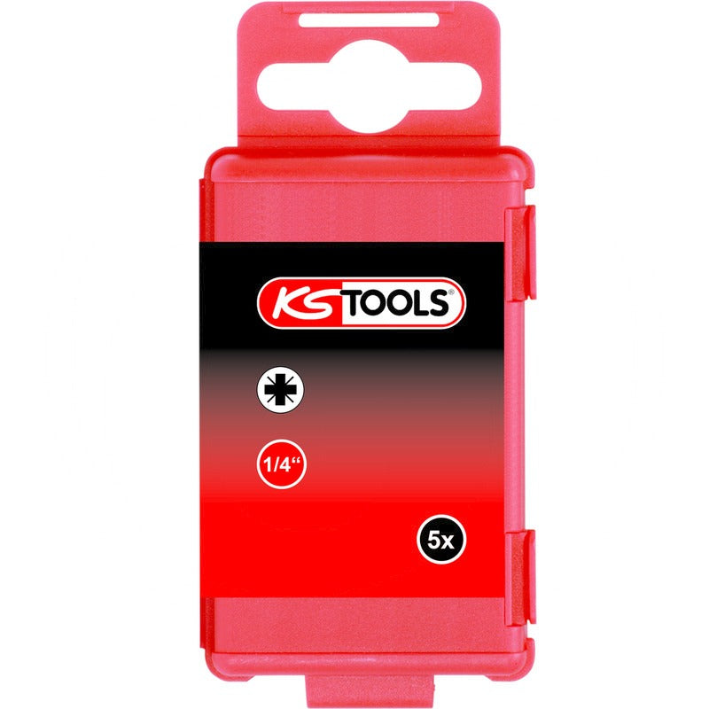 KS TOOLS VPE5 1/4"TORSIONpower bit,75mm,PZ2 – 111 mm