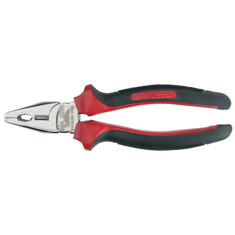 KS Tools EDELSTAHL Kombinationszange, 200mm – 220 mm