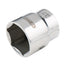 KS Tools EDELSTAHL 3/4" 6kant-Stecknuss, 17mm – 70 mm