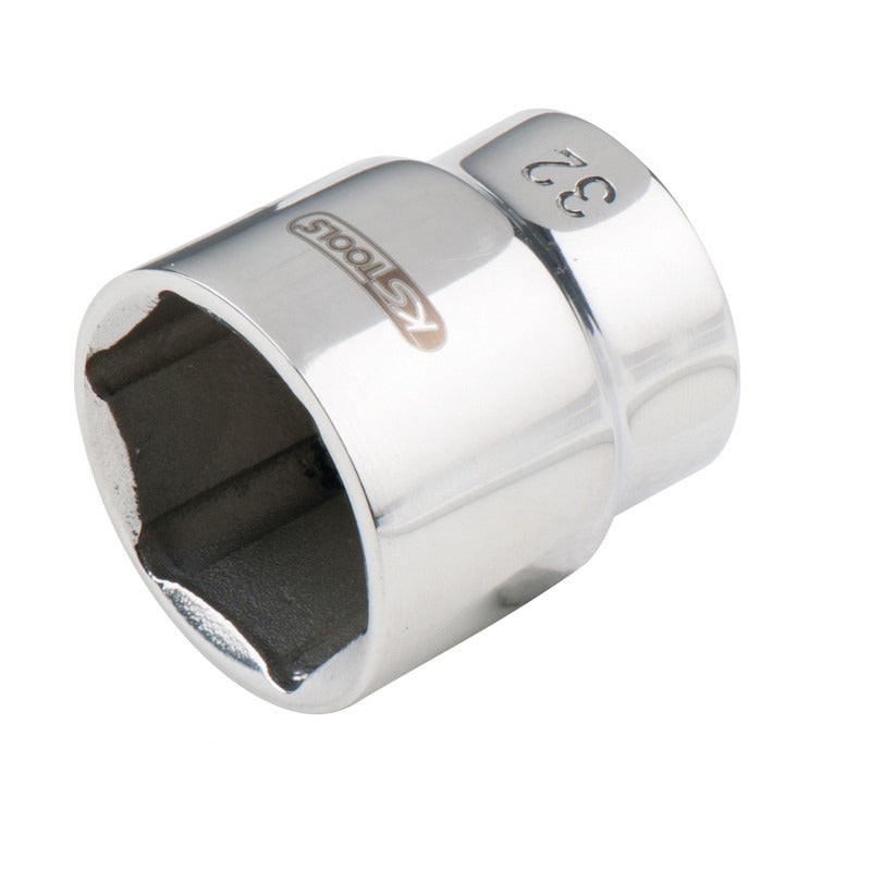 KS Tools EDELSTAHL 3/4" 6kant-Stecknuss, 41mm – 80 mm