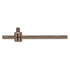 KS Tools 3/8' TITAN+T-Griff m. Gleitstueck, 180mm – 180 mm