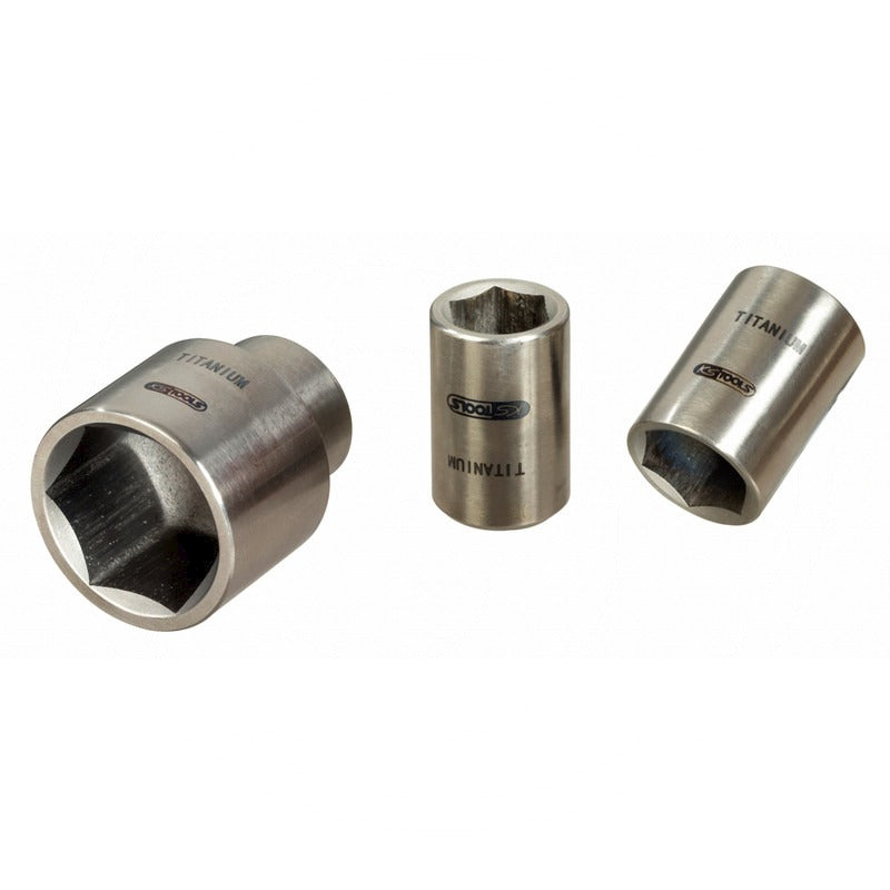 KS Tools 3/8" TITANplus Sechskant-Stecknuss, 11mm – 31 mm