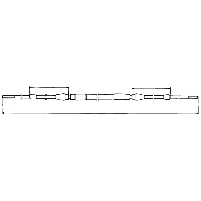 Bowdenzug Stiga Park 1134-2031-02 – Original-Getriebe-Bowdenzug Gesamtlänge 1337mm
