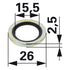 Dichtscheibe Stiga 1134-4948-02 – Original-Ersatzteil für Stiga Motoren