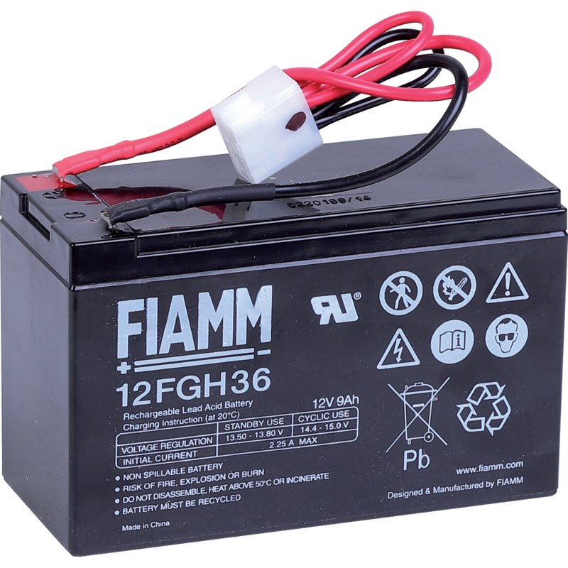 Batterie 12V-7Ah Stiga 118120010/0 – Original-Ersatzteil für Combi 1066 H