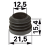 Gummistopfen Stiga 118566110/0 – Original-Ersatzteil für Stiga Motoren