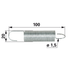Zugfeder Stiga Rückzug 122450500/0 – L 100 mm AD 20 mm Stärke 1,5 mm
