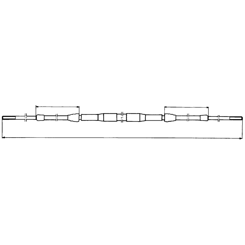 Regulierdraht Fahrantrieb Stiga 187000210/0 für Park Pro, Gesamtlänge 1040mm