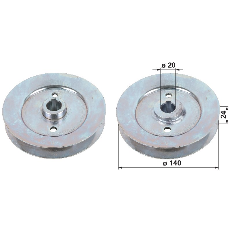 Keilriemenscheibe Stiga 81550061 – Original-Ersatzteil in V-Form