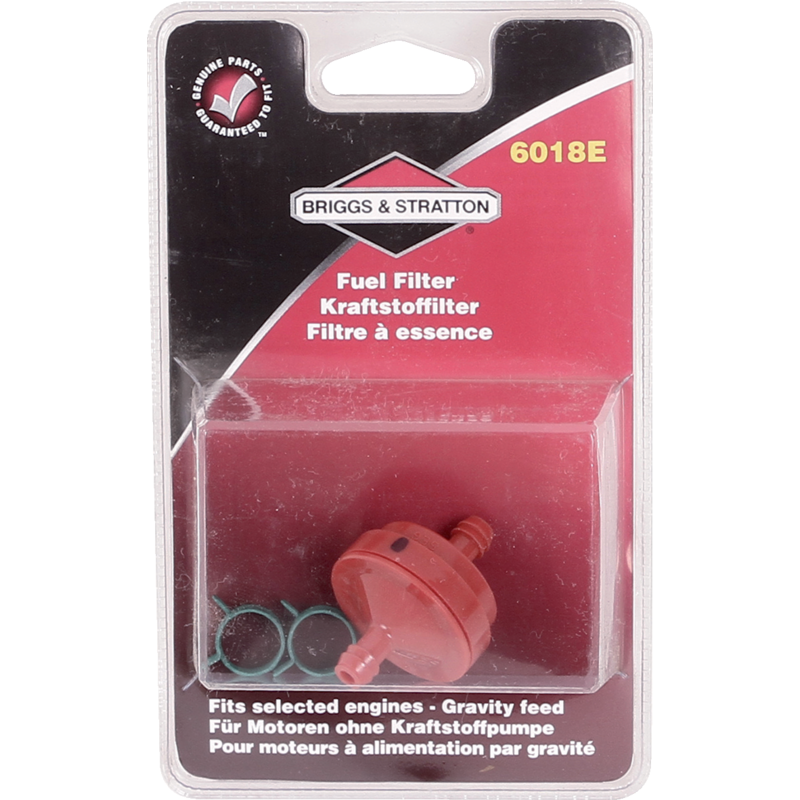 Briggs und Stratton Benzinfilter 5018E – geeignet für Sonderkraftstoff