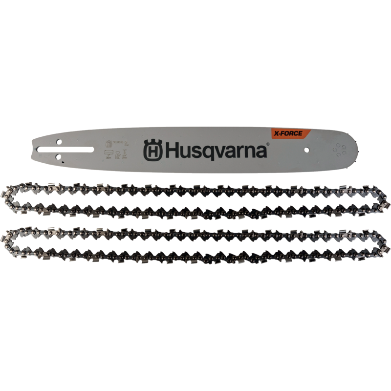 Sägekette Husqvarna H25 15 Zoll Kit 593140102 – Schwert und 2 Ketten Original-Ersatzteil