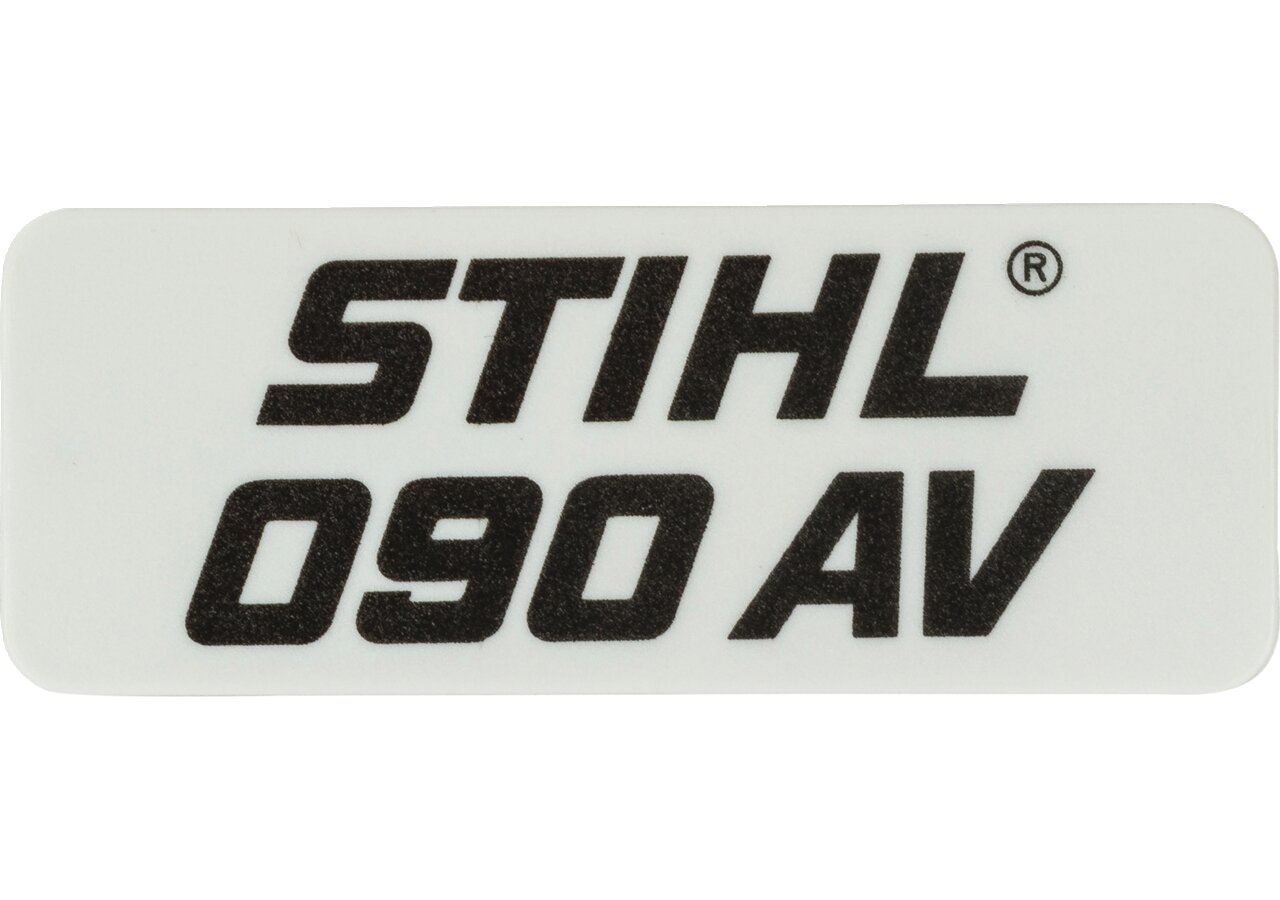 Typenschild 090 AV, für Motorsäge Stihl Stihl