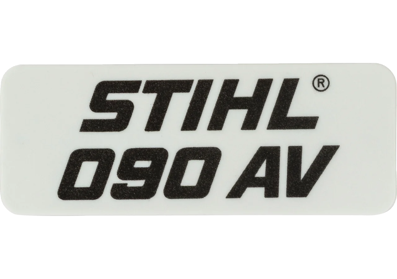Typenschild 090 AV, für Motorsäge Stihl Stihl