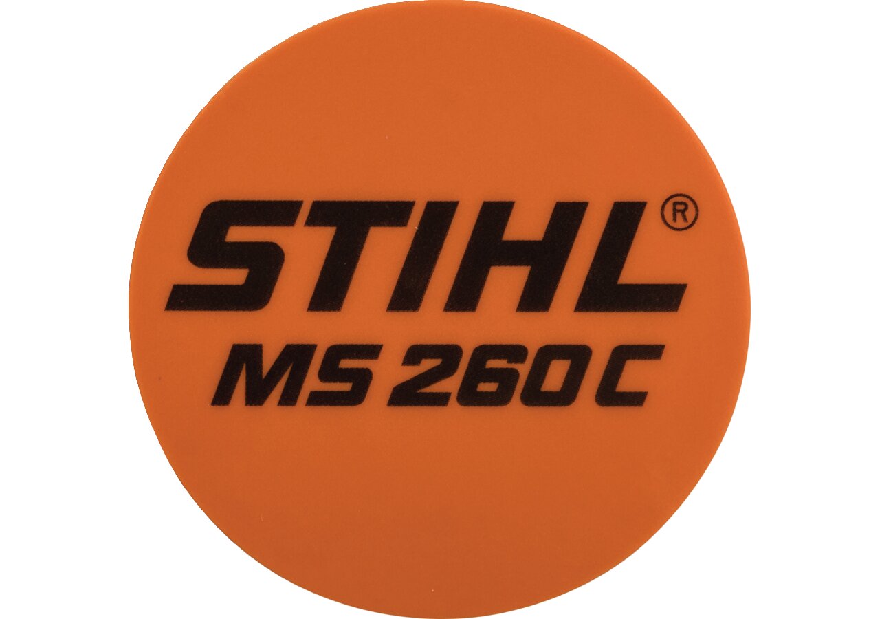 Typenschild MS 260C, für Motorsäge Stihl Stihl