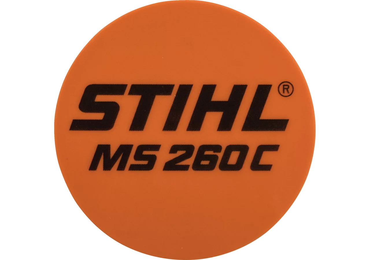 Typenschild MS 260C, für Motorsäge Stihl Stihl